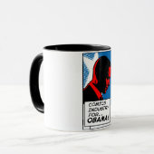 オバマの信号器のマグのための漫画の企業 マグカップ (正面左)