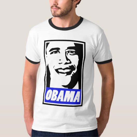 オバマの信号器T Tシャツ (正面)