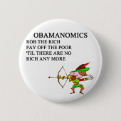 オバマの共和党の保守的な反冗談 缶バッジ (正面)