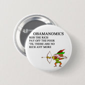 オバマの共和党の保守的な反冗談 缶バッジ (正面&裏面)