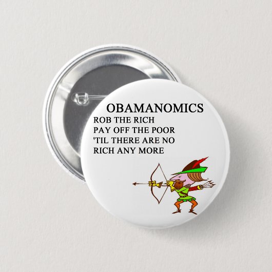 オバマの共和党の保守的な反冗談 缶バッジ (正面&裏面)
