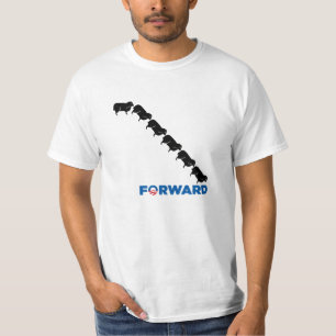 オバマの前方パロディのワイシャツ Tシャツ