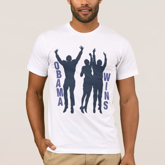 オバマの勝利 Tシャツ (正面)
