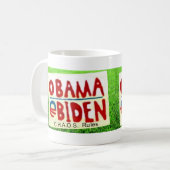 オバマの印の腕時計 コーヒーマグカップ (正面左)