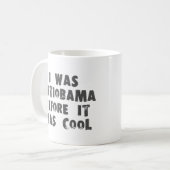 オバマの反マグ コーヒーマグカップ (正面左)