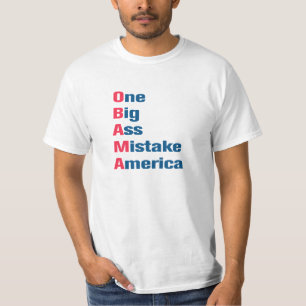 オバマの反ワイシャツ Tシャツ