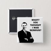 オバマの商品 缶バッジ (正面&裏面)