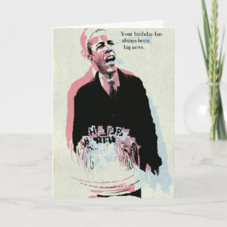 オバマの大ニュース カード