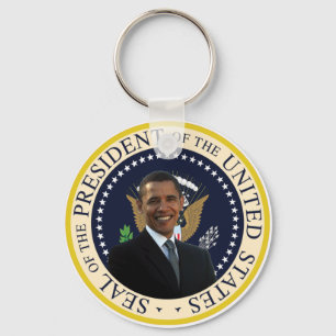 オバマの大統領のなシール キーホルダー
