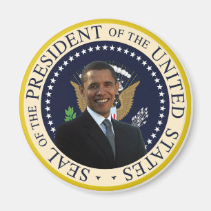 オバマの大統領のなシール マグネット