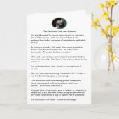 オバマの失敗-見本抽出 カード (黄色い花)