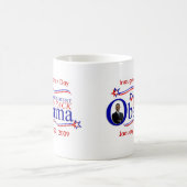 オバマの就任式の記念品のコーヒーカップ コーヒーマグカップ (中央)
