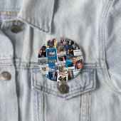 オバマの就任式新聞ボタン 缶バッジ (インサイチュ)