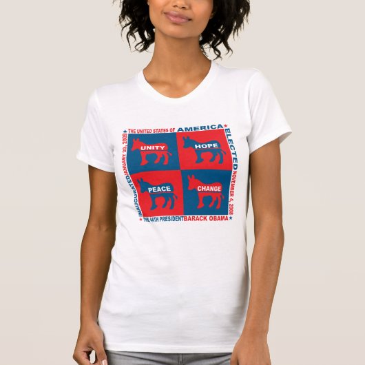 オバマの就任式 Tシャツ (正面)