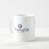 オバマの希望 コーヒーマグカップ (正面左)