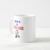 オバマの心配 コーヒーマグカップ (正面左)