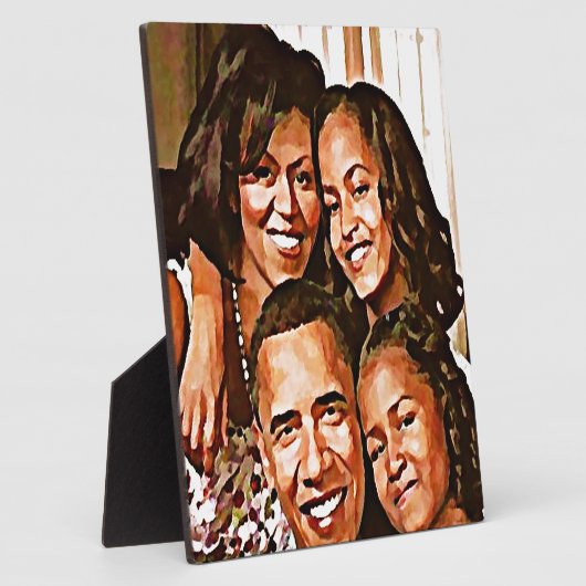 オバマの愛_ フォトプラーク (側面)