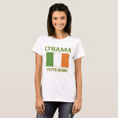 オバマの投票アイルランド語 Tシャツ (正面フル)