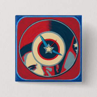 オバマの時計ボタン 缶バッジ