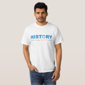 オバマの歴史のワイシャツ Tシャツ (正面フル)