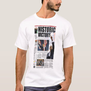 オバマの歴史的な勝利のTシャツ Tシャツ