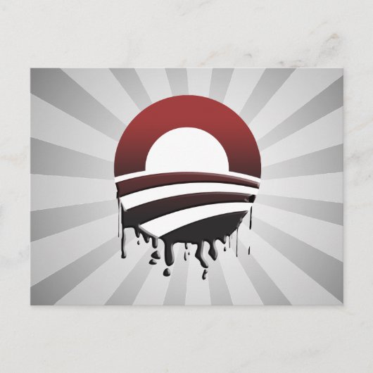 オバマの油流出 ポストカード (正面)