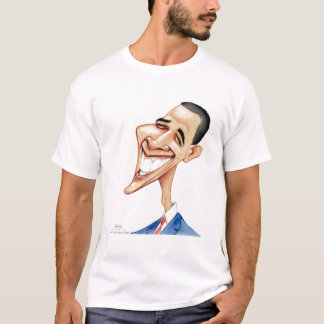 オバマの漫画のTシャツ Tシャツ