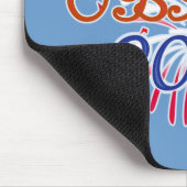 オバマの火WorksMousepad マウスパッド (コーナー)