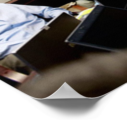 オバマの状況の部屋の写真ビンが殺された ポスター (角)