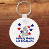 オバマの猫 キーホルダー (正面)