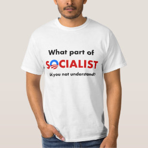 オバマの社会主義者のTシャツ Tシャツ