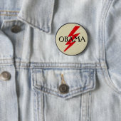 オバマの稲妻ボタン 缶バッジ (インサイチュ)