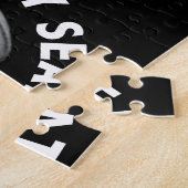 オバマの空の椅子-便座 ジグソーパズル (側面)