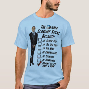 オバマの経済の最低 Tシャツ