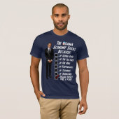 オバマの経済の最低 Tシャツ (正面フル)