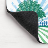 オバマの緑 マウスパッド (コーナー)