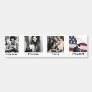 オバマの練習のプライドの大統領 バンパーステッカー