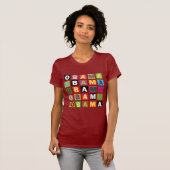 オバマの虹の絵の具箱 Tシャツ (正面フル)