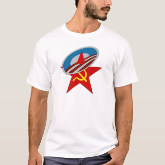 オバマの記号の社会主義者の星 Tシャツ