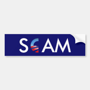 オバマの詐欺 バンパーステッカー