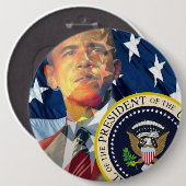 オバマの贈り物3 缶バッジ (正面&裏面)