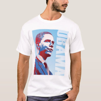 オバマの赤い白くおよび青 Tシャツ