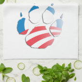 オバマの足- .PNG キッチンタオル (折り畳み)