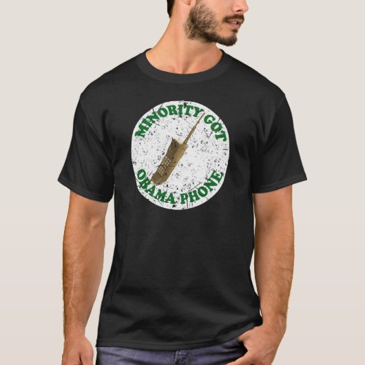 オバマの電話 Tシャツ (正面)