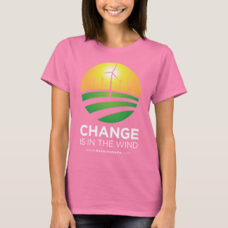 オバマの風変わり女子Tシャツ Tシャツ