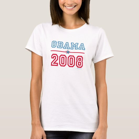 オバマの2008年のTシャツ Tシャツ (正面)