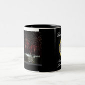 オバマの2009年の就任式のマグ ツートーンマグカップ (中央)