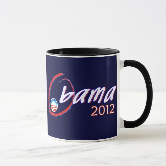 オバマの2012年のコーヒー マグカップ (右)