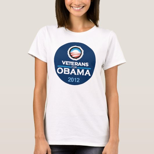 オバマの2012年のTシャツ Tシャツ (正面)