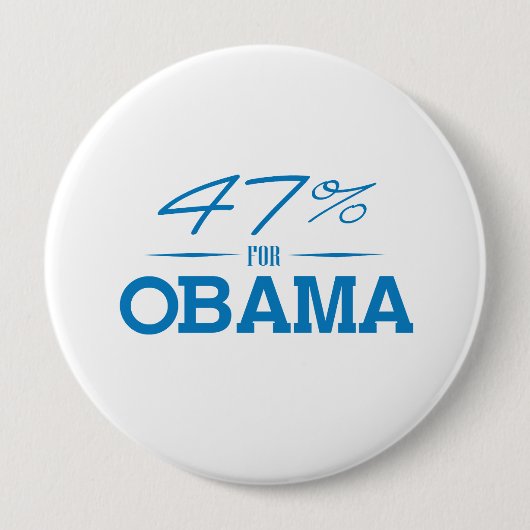 オバマの47%の – .png 缶バッジ (正面)